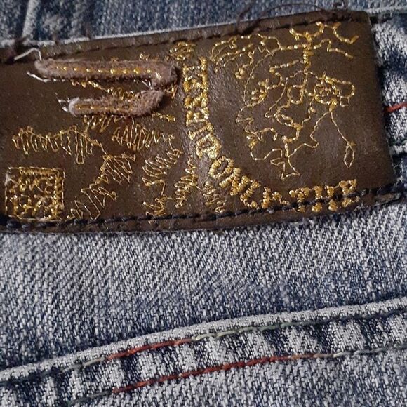 Diesel Crystal Embellished Jeans Straight Leg 32 - Picture 8 of 13